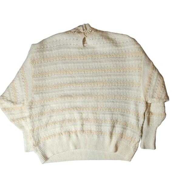 ZARA Blogger Favorite Oversized Lace Crochet Sweater Small - Picture 5 of 8